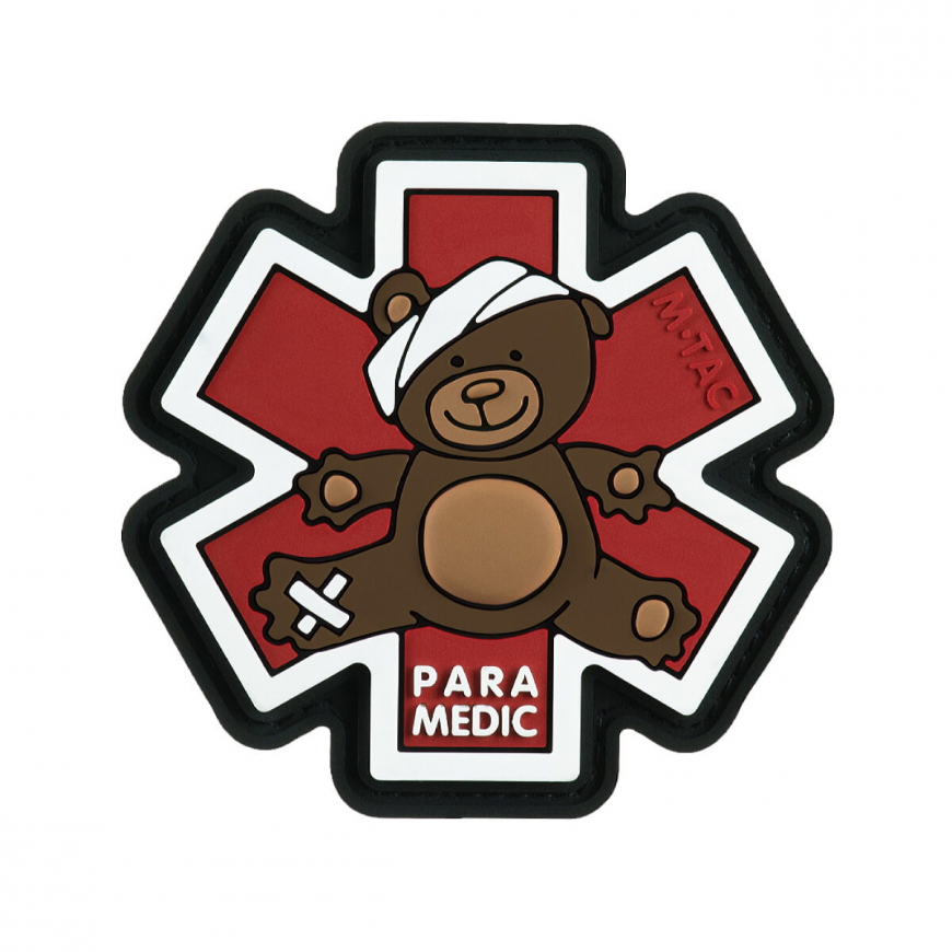 Нашивка 51348341 Paramedic Медвідь M-TAC - Зображення