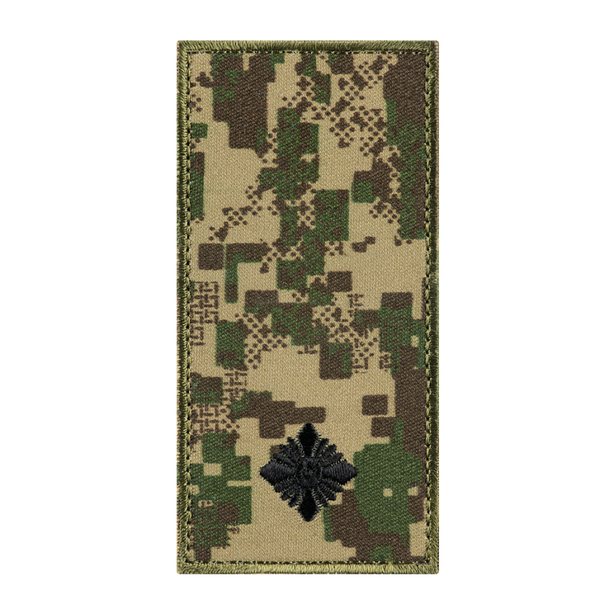 Погон на липучці НГУ Молодший Лейтенант  AKW-NGUHMLLTN UA - Зображення