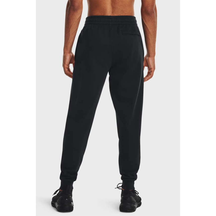 Чоловічі чорні спортивні штани Under Armour Rival Fleece Joggers 1379774-001 - Зображення №2