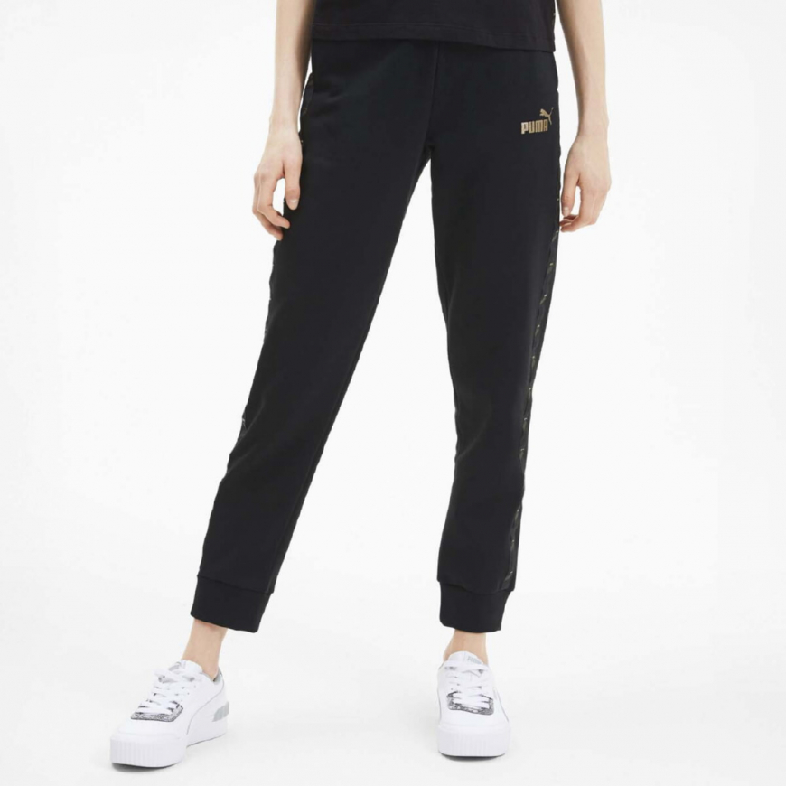 Штани жіночі Classic Amplified Sweatpants Puma Black-Gold  58362051 - Зображення №3