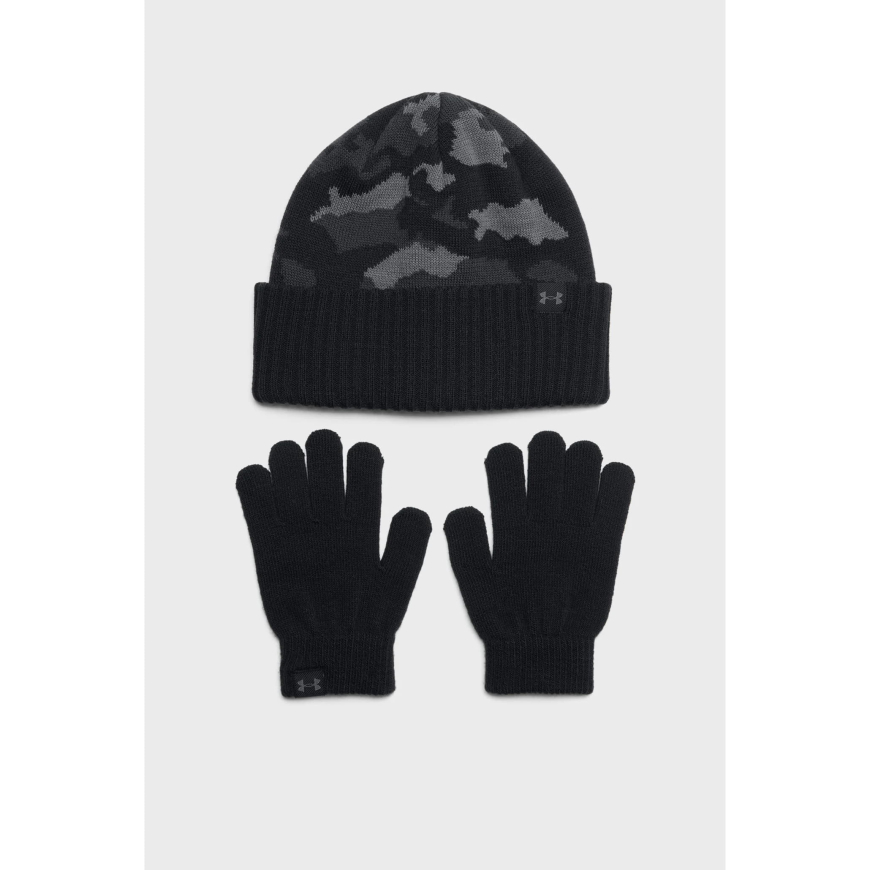 Дитячий набір Under Armour(шапка, рукавички) B Beanie/Glove Combo  1386641-001 - Зображення