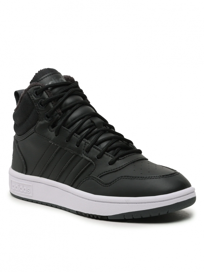 Черевики чоловічі Adidas Hoops 3.0 Mid Lifestyle Basketball Classic Fur Lining Winterized Shoes GZ6679 - Зображення №2