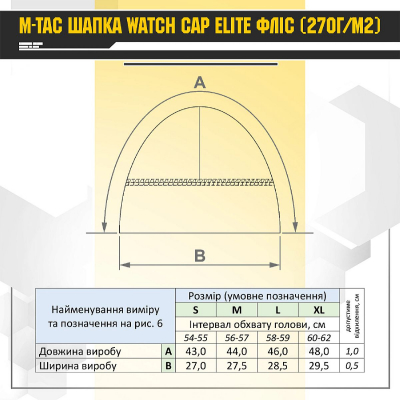 Шапка M-TAC Watch Cap Elite фліс 40017048 