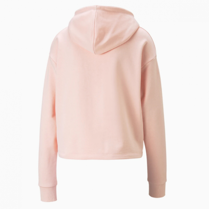 Толстовка жіноча PUMA ESSENTIALS LOGO CROPPED WOMEN'S HOODIE 58687092 - Зображення №7