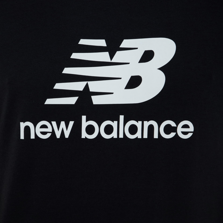 Футболка чоловіча NB  Stacked Logo MT41502BK*SS25  - Зображення №3