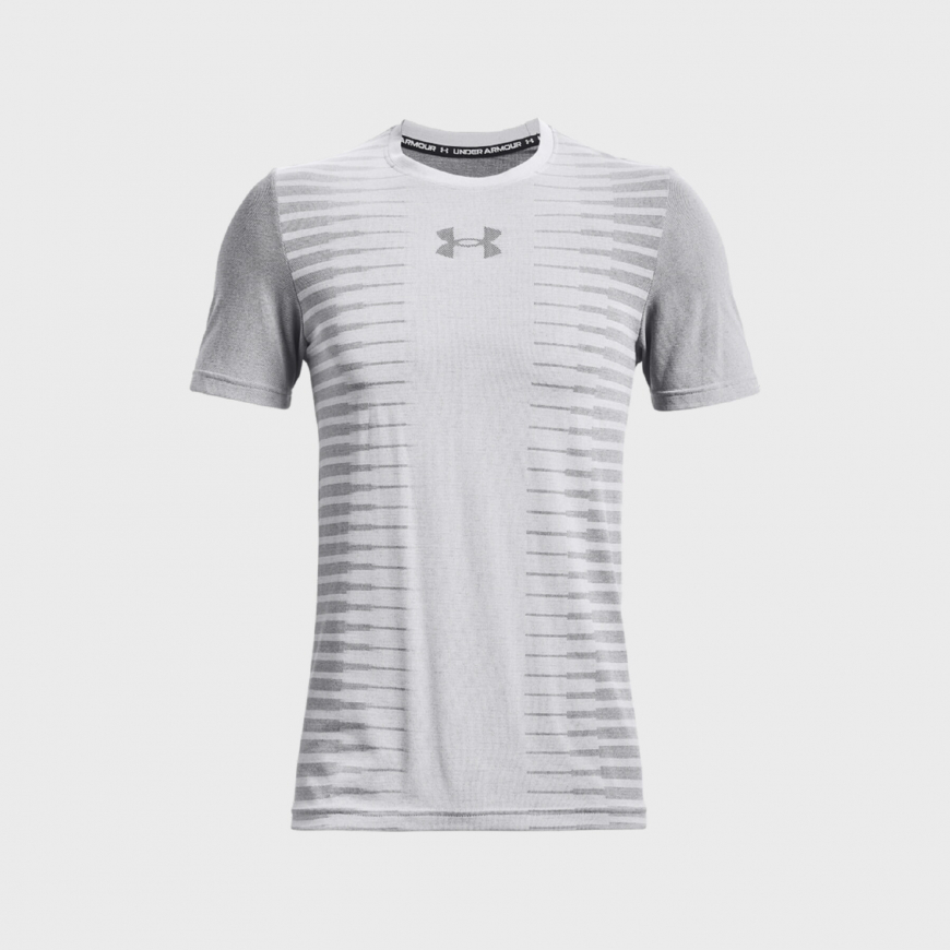 Футболка чоловіча Under Armour  Seamless Wordmark SS 1366148-014 - Зображення