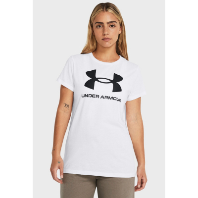 Футболка жіноча Under  Armour W SPORTSTYLE LOGO SS 1356305-111