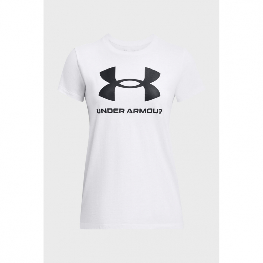 Футболка жіноча Under  Armour W SPORTSTYLE LOGO SS 1356305-111 - Зображення №3