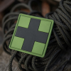 Нашивка M-TAC Medic Cross Square PVC Olive/Black  51124102  - Зображення №5