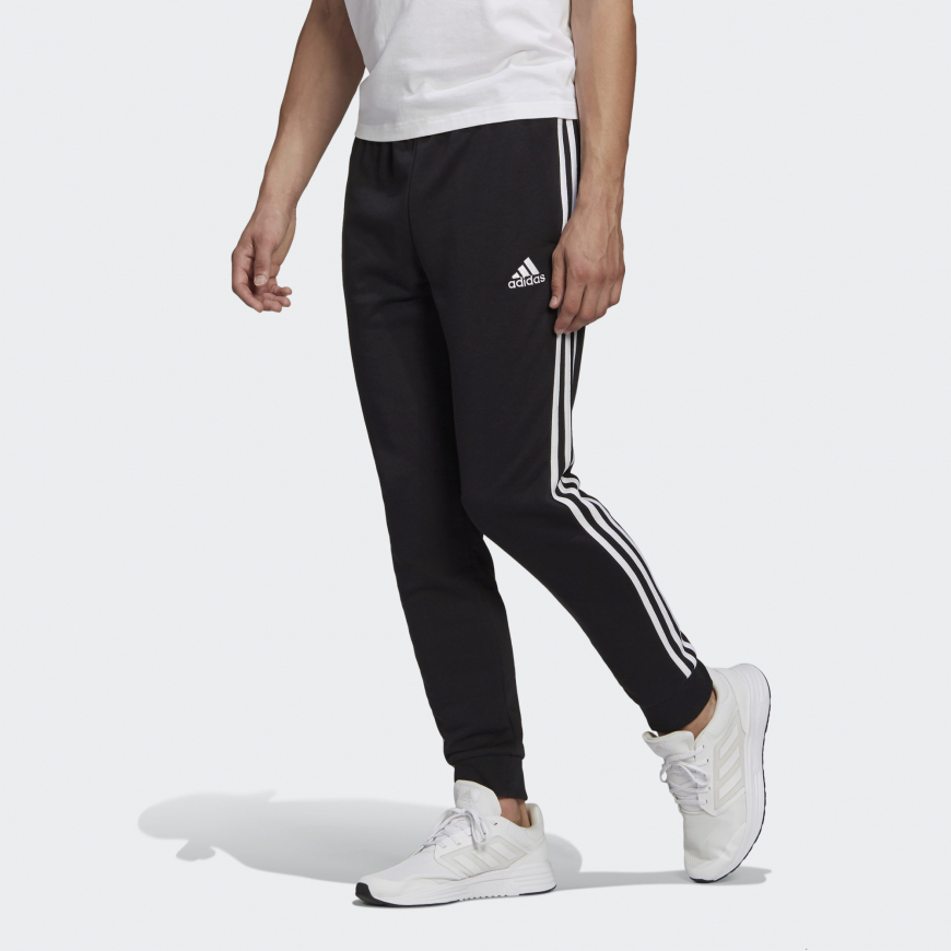 Штани чоловічі ADIDAS ESSENTIALS CUFF 3-STRIPES GK8831 - Зображення №3