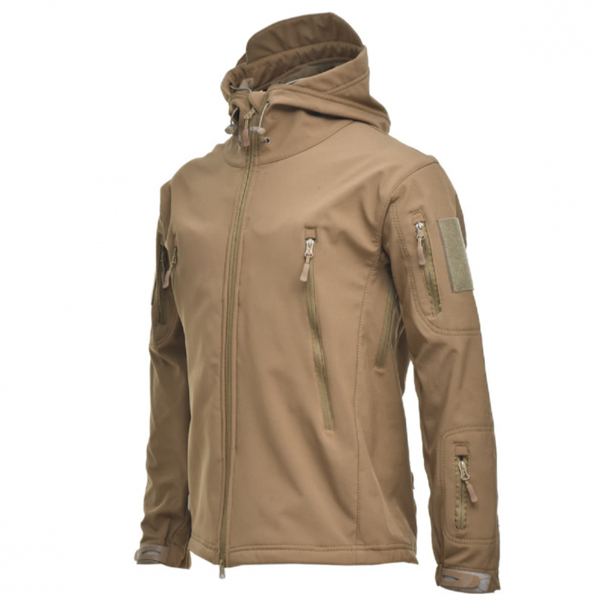 Куртка SoftShell війскова Khaki 220405-008 - Зображення №5