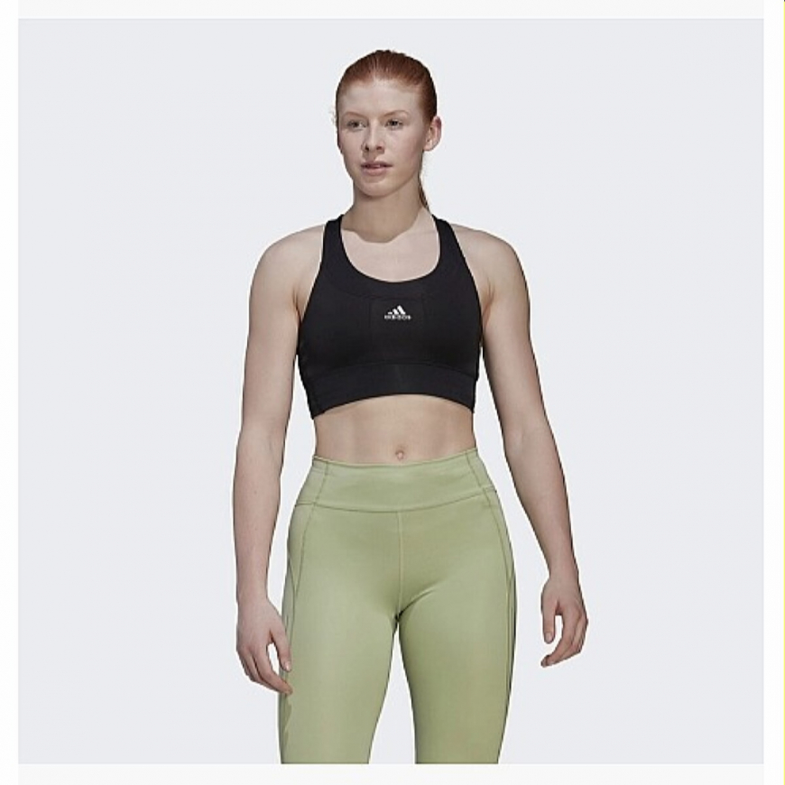 Топ жіночий ADIDAS RUNNING MEDIUM-SUPPORT POCKET BRA BLACK  H64679 - Зображення №2