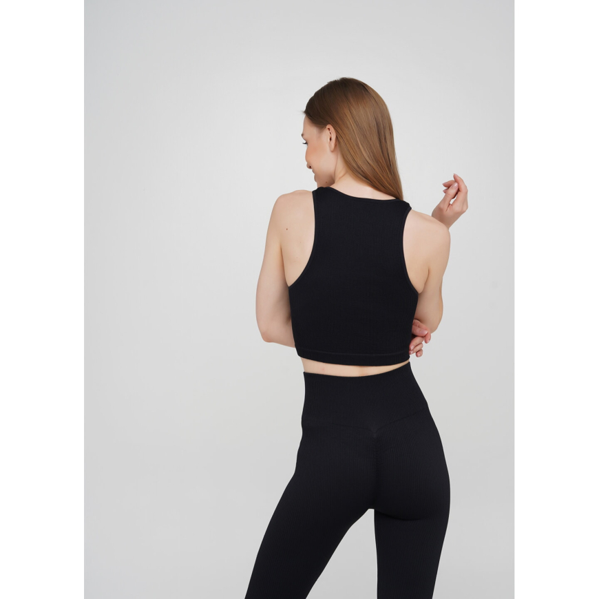 Топ жіночий GIULIA HALTER TOP RIB - Зображення №2