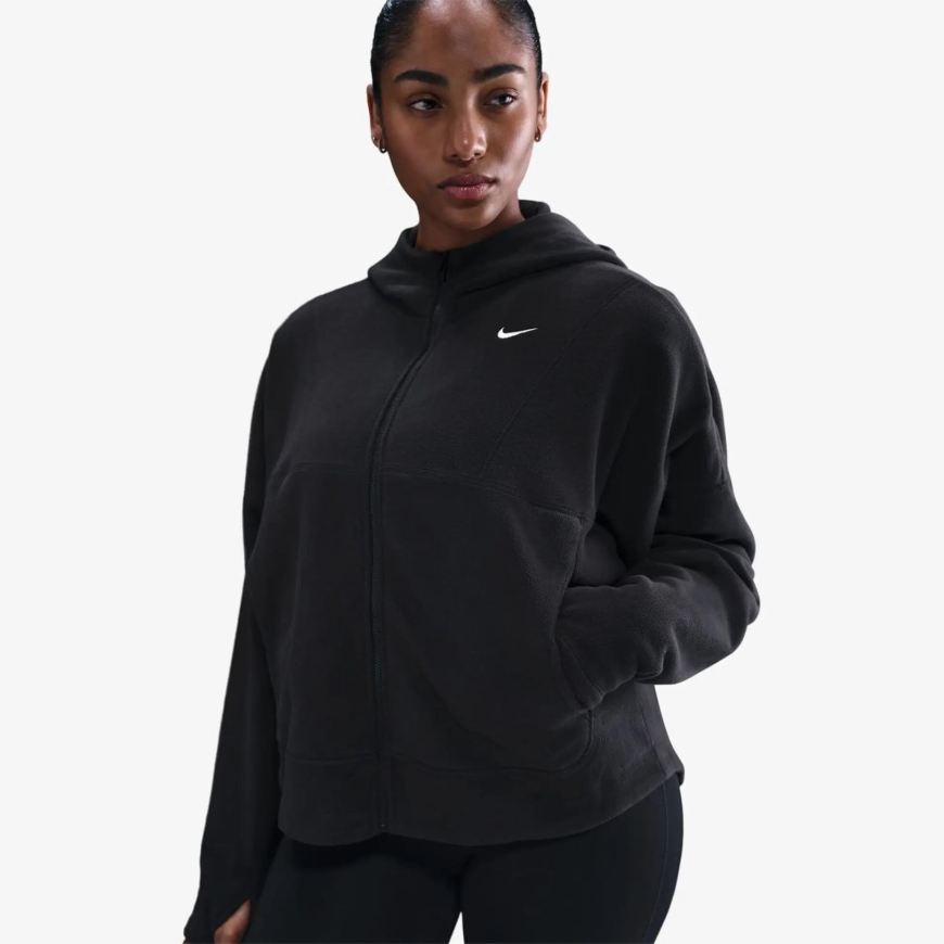 Фліс жіночий NIKE W NK ONE TF FZ TOP POLAR HV3698-010 - Зображення