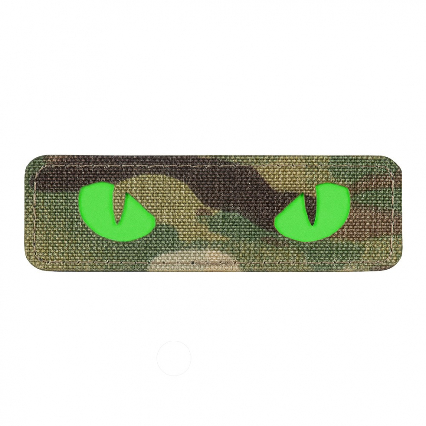 M-Tac нашивка Cat Eyes Laser Cut Multicam/Green/GID  GID M-TAC - Зображення