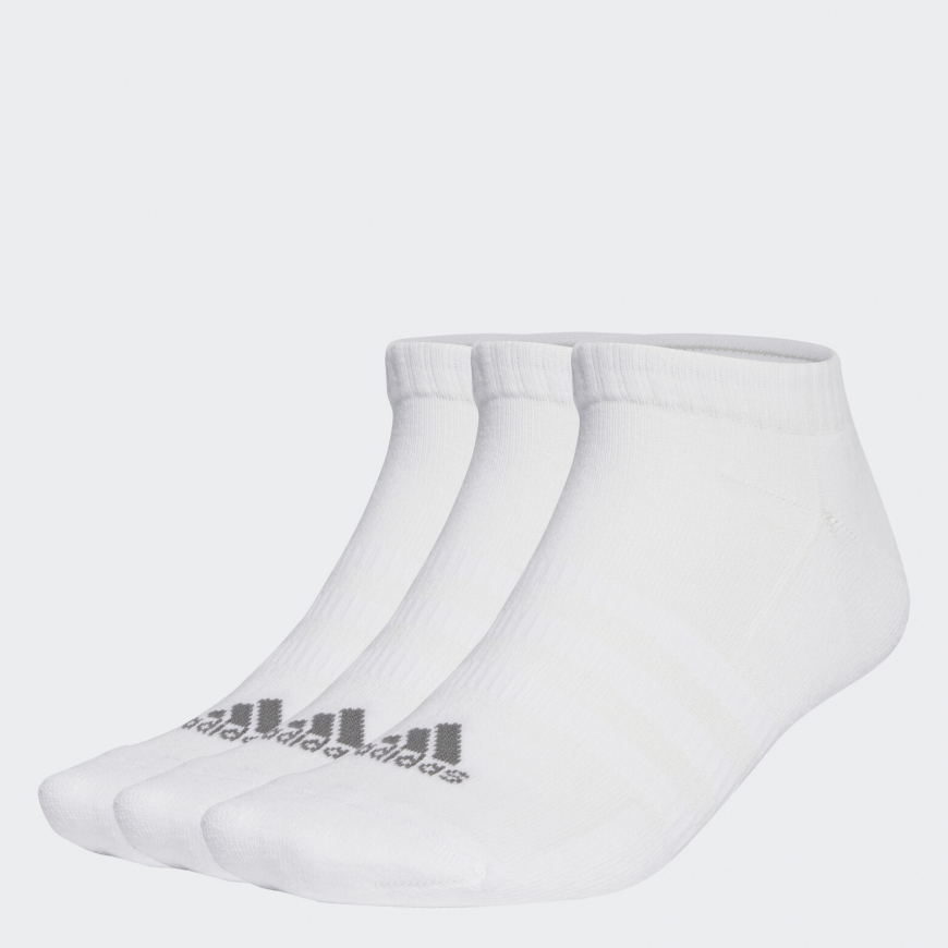 Три пари низьких шкарпеток ADIDAS Cushioned Low-Cut Socks IA3943 - Зображення