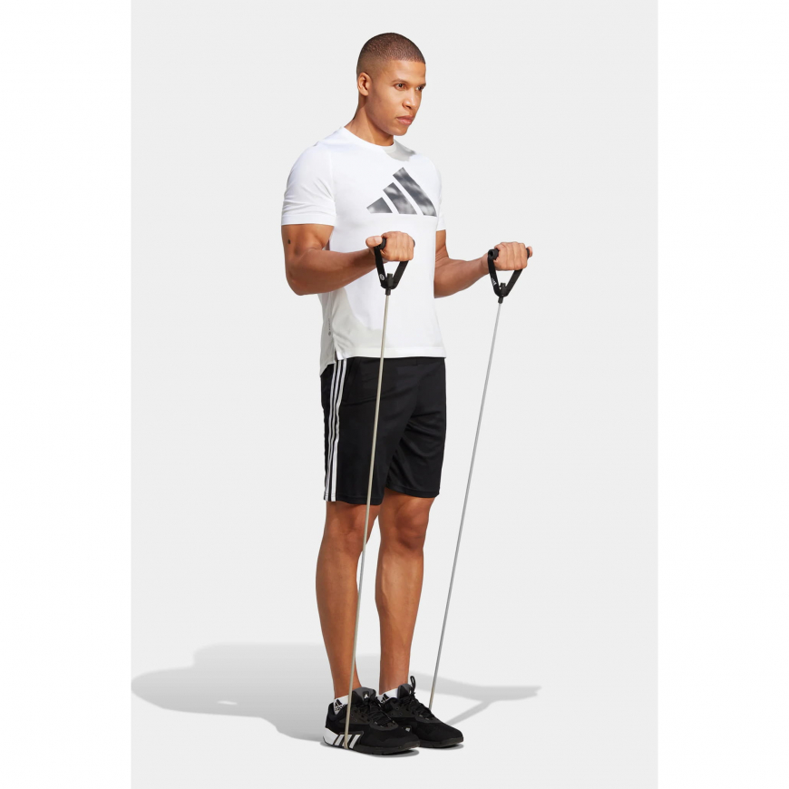 Шорти чоловічі ADIDAS rain Essentials Piqué 3-Stripes  IB8243 - Зображення №3