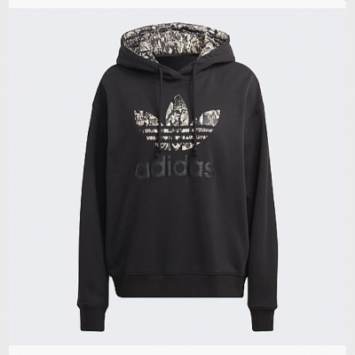 Худі чоловіче ADIDAS LOGO HOODIE BLACK IC6076