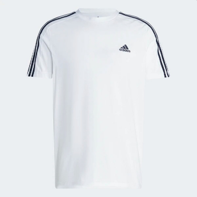 Футболка чоловіча ADIDAS ESSENTIALS SINGLE JERSEY 3-STRIPES  GM2156