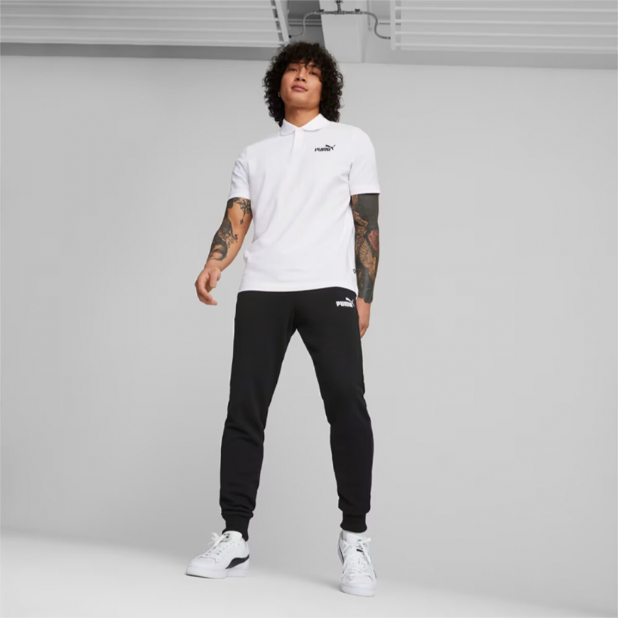 Штани чоловічі PUMA  ESSENTIALS LOGO MEN'S SWEATPANTS 58671601 - Зображення №4