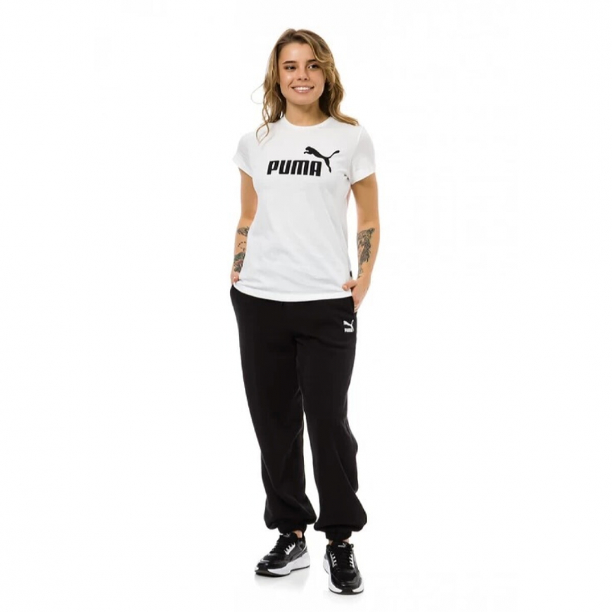 Футболка жіноча Puma ESS Logo Tee 58677402 - Зображення