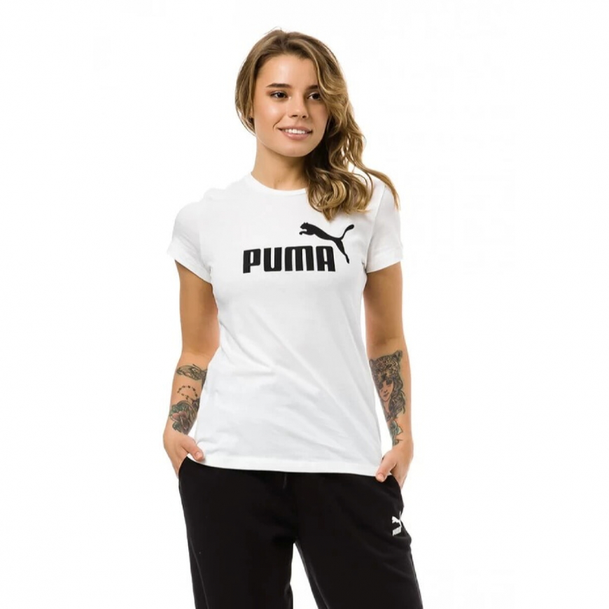 Футболка жіноча Puma ESS Logo Tee 58677402 - Зображення №3