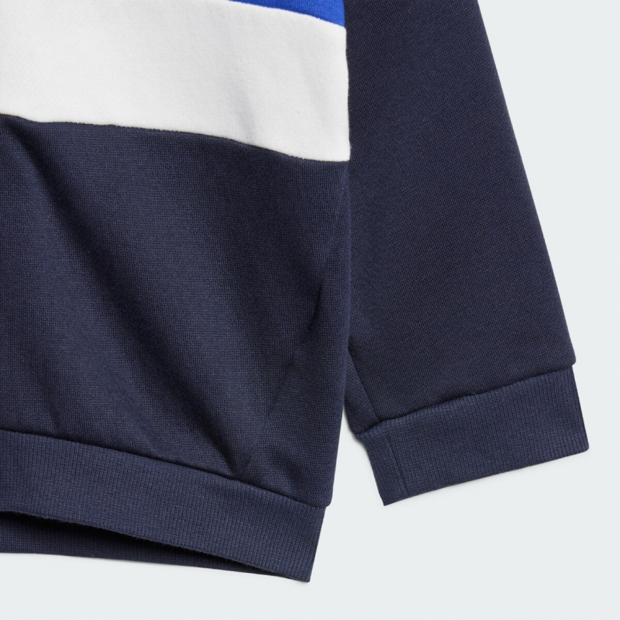 Костюм дитячий ADIDAS TIBERIO 3-STRIPES COLORBLOCK FLEECE KIDS IW3492  - Зображення №7
