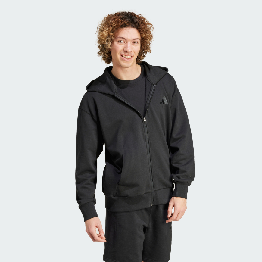 Джемпер чоловічий ADIDAS ALL SZN Fleece Full-Zip IX1249 Джемпер чоловічий ADIDAS ALL SZN Fleece Full-Zip IX1249 - Зображення №3