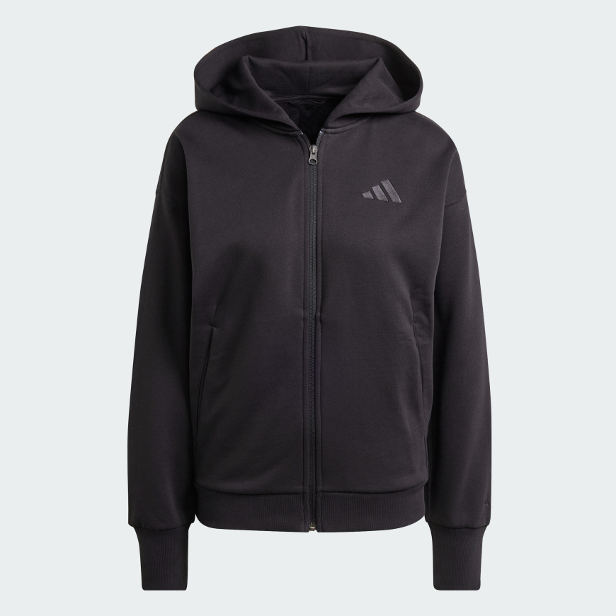 Джемпер жіноче ADIDAS ALL SZN Fleece Full-Zip IX3809 - Зображення №6