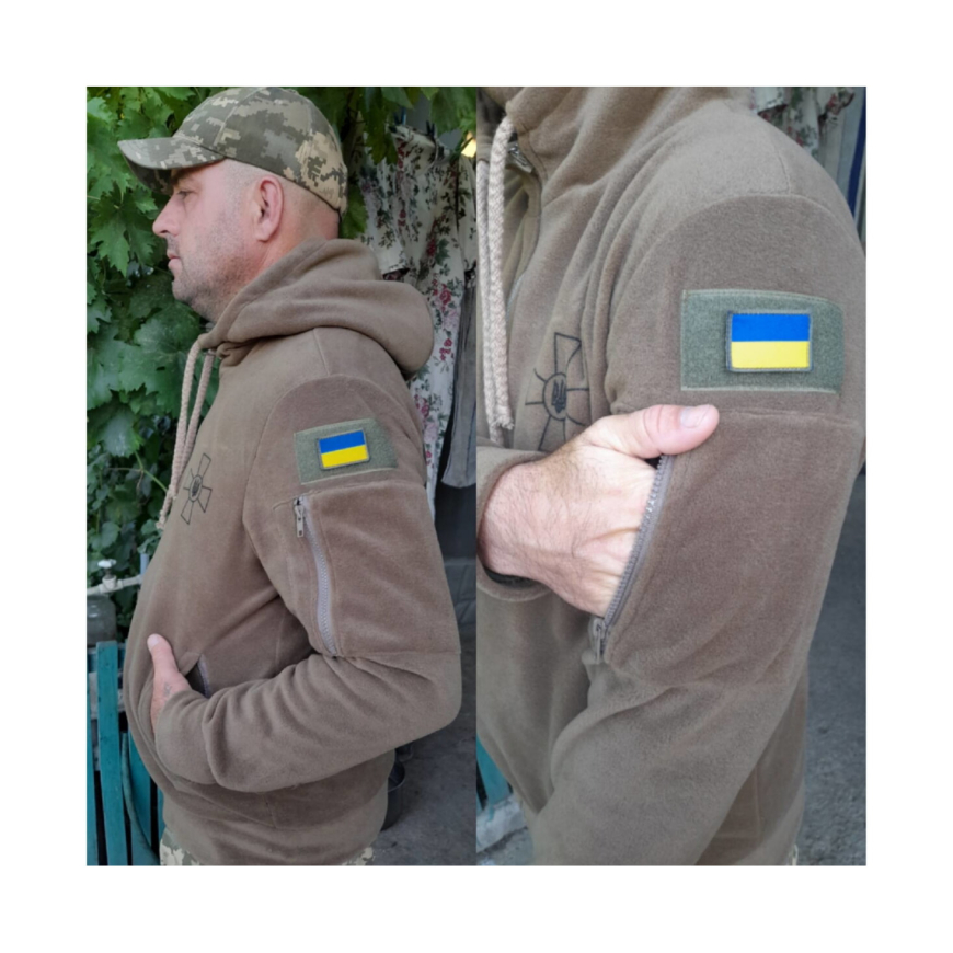 Куртка військова чоловіча фліс 597622  - Зображення №2