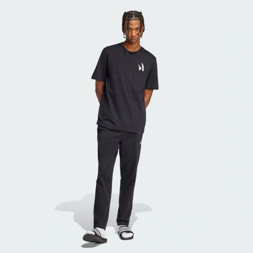 Футболка чоловіча ADIDAS OUNGE SLIDES GRAPHIC POCKET JC5283 - Зображення №2
