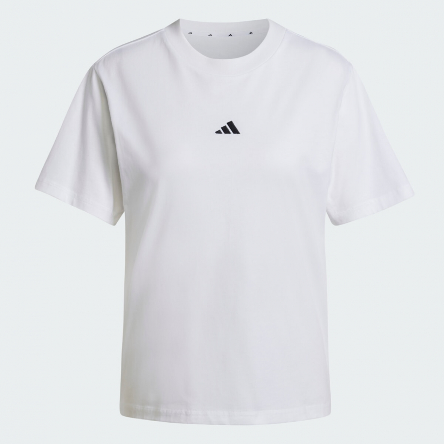 Футболка жіноча ADIDAS ESSENTIALS SMALL LOGO COTTON JC5944  - Зображення №6