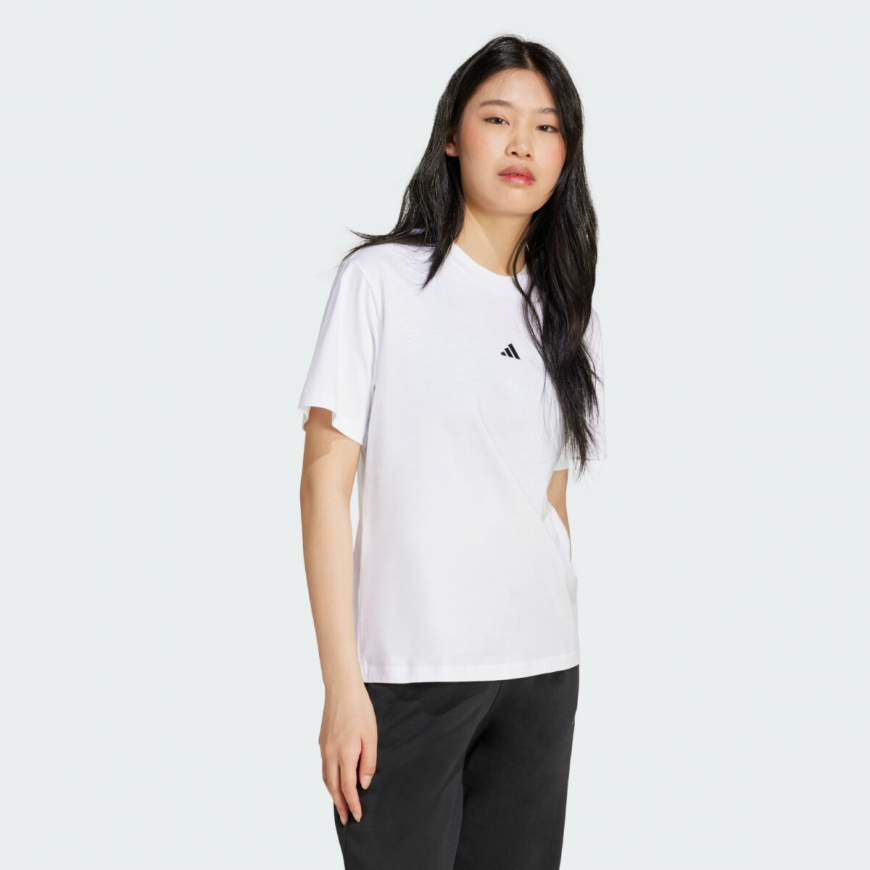 Футболка жіноча ADIDAS ESSENTIALS SMALL LOGO COTTON JC5944  - Зображення №3