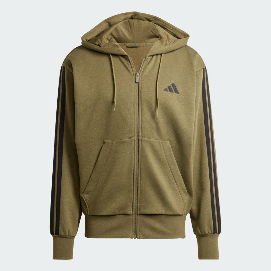 Худі чоловіче ADIDAS Essentials 3-Stripes Fleece JD1864 - Зображення №6