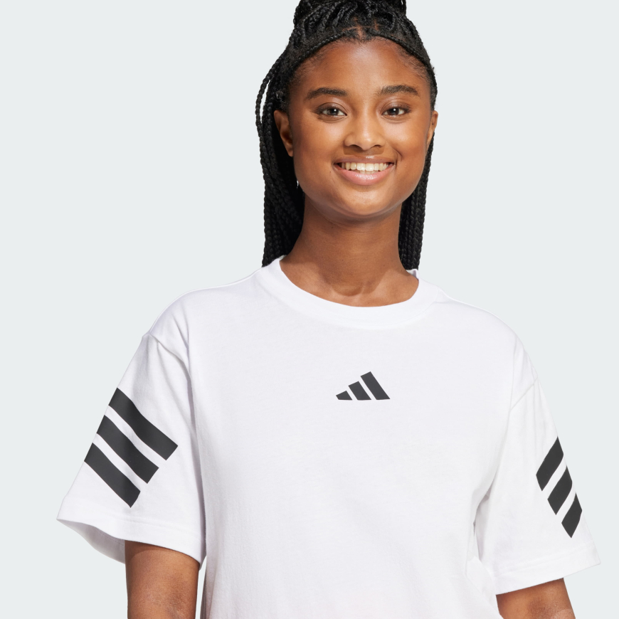 Футболка ADIDAS  жіноча Future Icons 3-Stripes JE0238 - Зображення №5