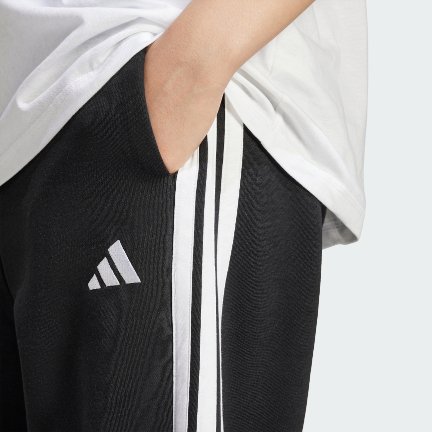 Брюки жіночі ADIDAS Essentials 3-Stripes Fleece Loose-Fit JE1276 - Зображення №4