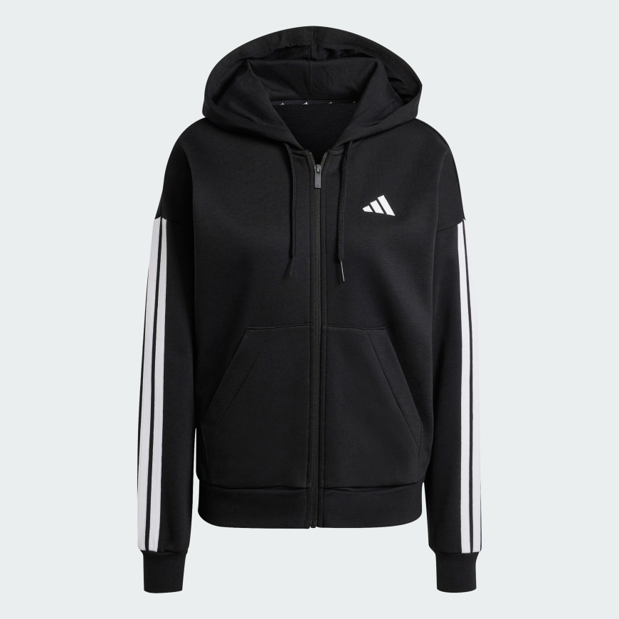 Джемпер жіночий ADIDAS Essentials 3-Stripes Full-Zip Fleece  JE1283 - Зображення №6