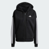 Худі жіноче ADIDAS Essentials 3-Stripes Full-Zip Fleece JE1283 - Зображення