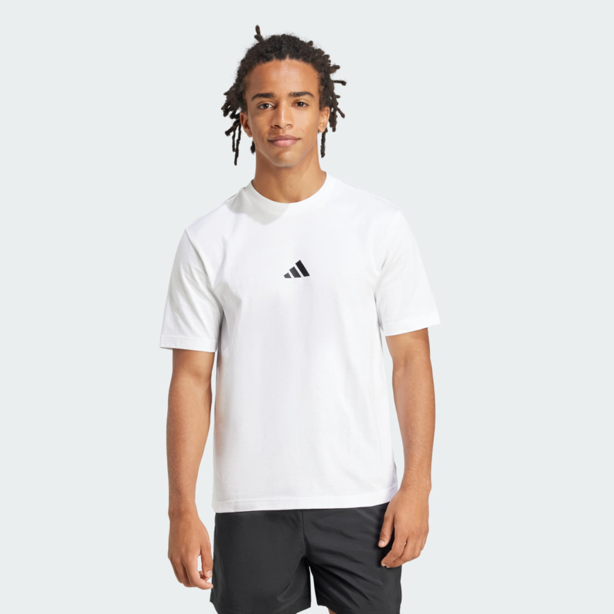 Футболка чоловіча ADIDAS  Essentials Small Logo Single Jersey JF1092 - Зображення