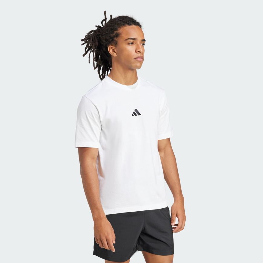 Футболка чоловіча ADIDAS  Essentials Small Logo Single Jersey JF1092 - Зображення №3