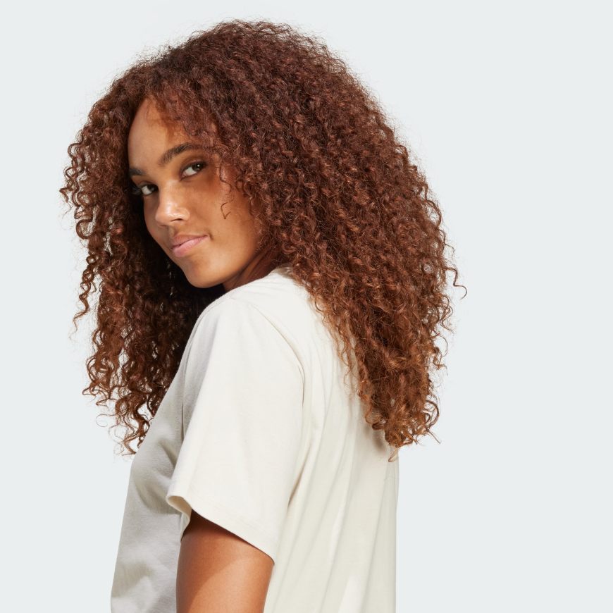 Футболка ADIDAS жіноча Essentials Small Logo Cotton JI6079 - Зображення №4