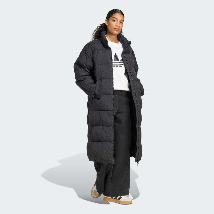 Куртка жіноча ADIDAS Adicolor Long Synthetic Down Puffer JX2957 - Зображення №3