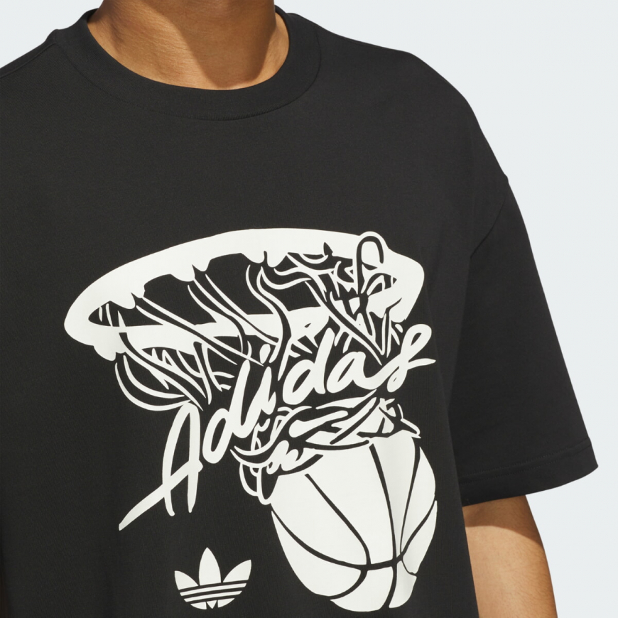 Футболка унісекс ADIDAS HOT SHOT GRAPHIC JY3650  - Зображення №5
