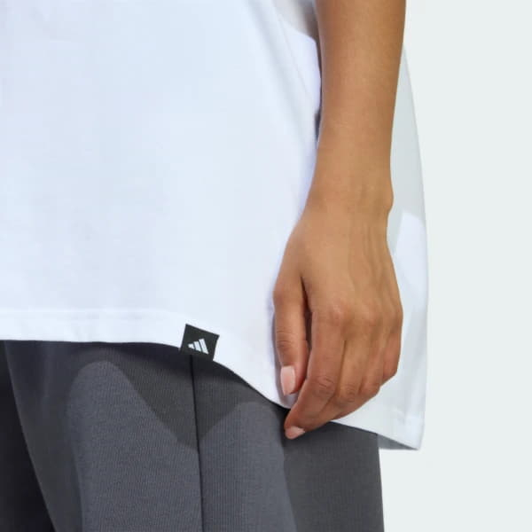 Футболка жіноча  ADIDAS   SOFT SIDE OVERSIZED GRAPHIC KA5091 - Зображення №5