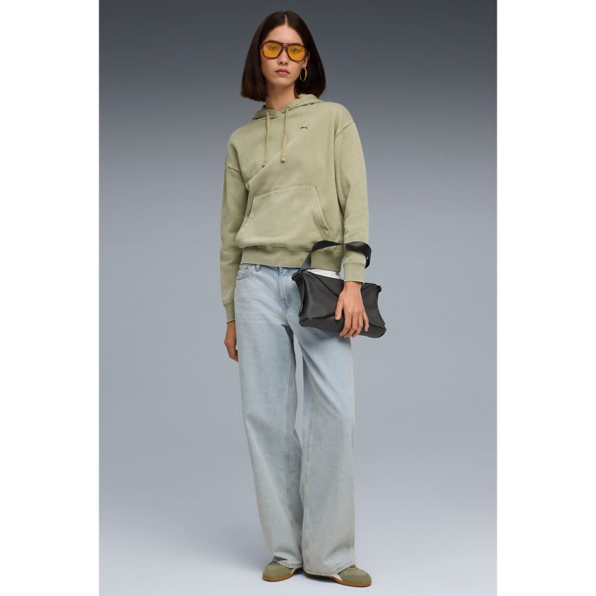 Худі PUMA  Essentials Elevated Relaxed Wash Hoodie Women 68810382 - Зображення №2