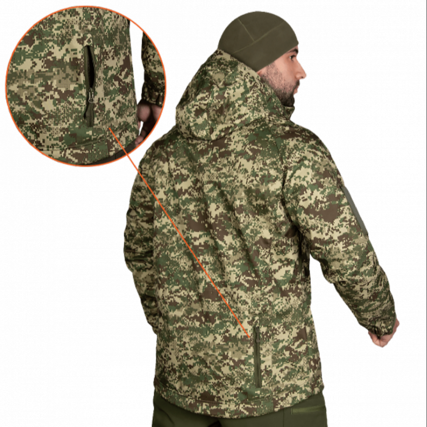 Куртка Stalker SoftShell 7495 Camotec - Зображення №2