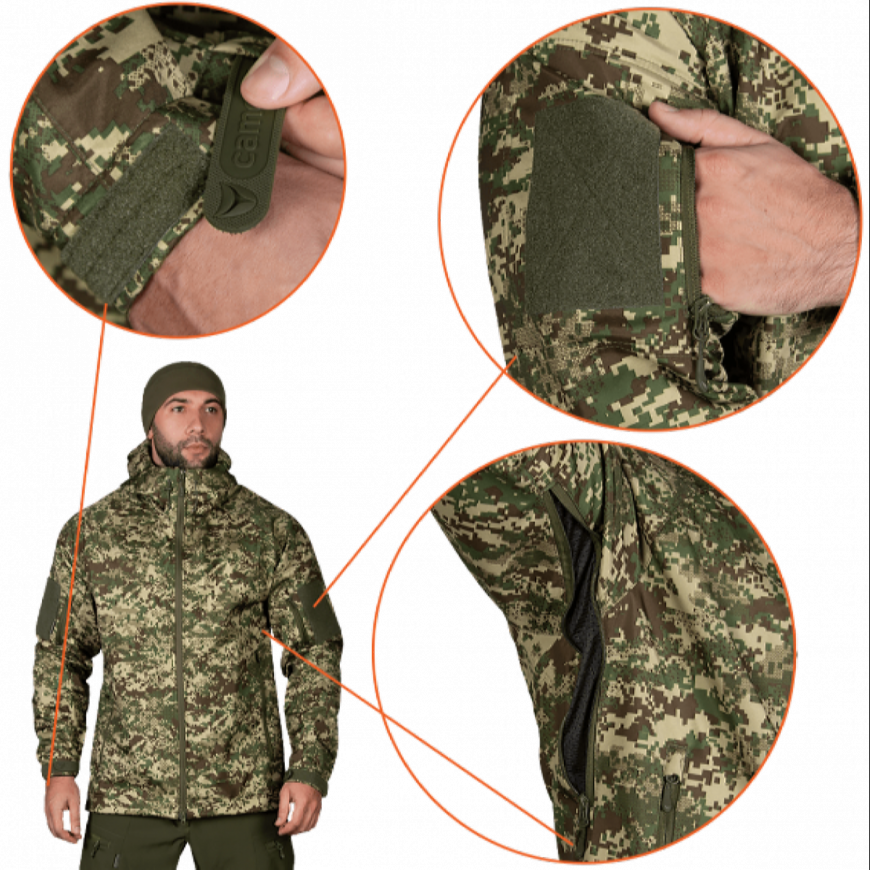 Куртка Stalker SoftShell 7495 Camotec - Зображення №4