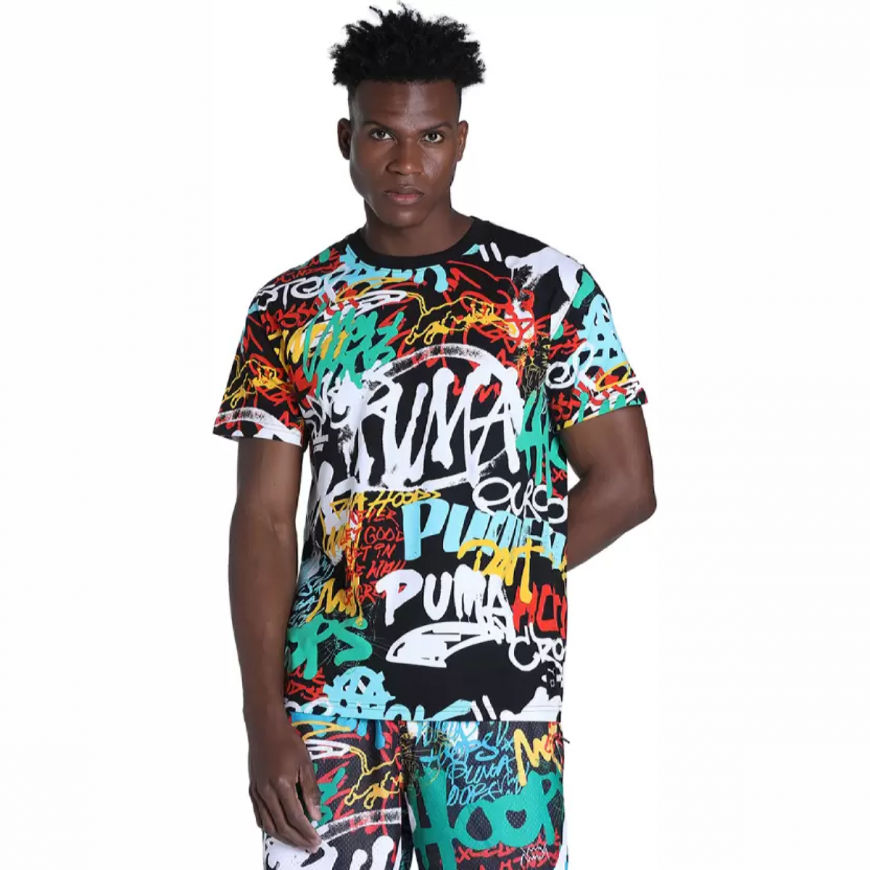 Футболка чоловіча PUMA Graffiti Tee 53924601 - Зображення №2