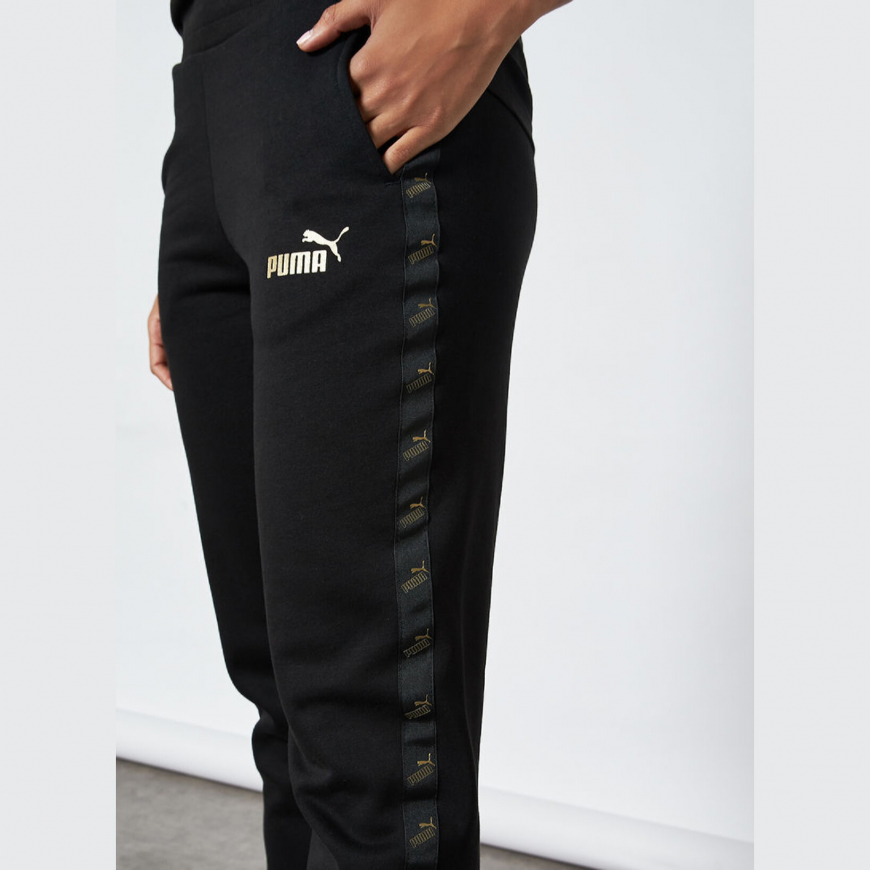 Штани жіночі Classic Amplified Sweatpants Puma Black-Gold  58362051 - Зображення №6