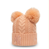 Шапка New Era NEW YORK YANKEES KIDS PINK DOUBLE POM BEANIE HAT 60141621*AW22 NE - Зображення №1